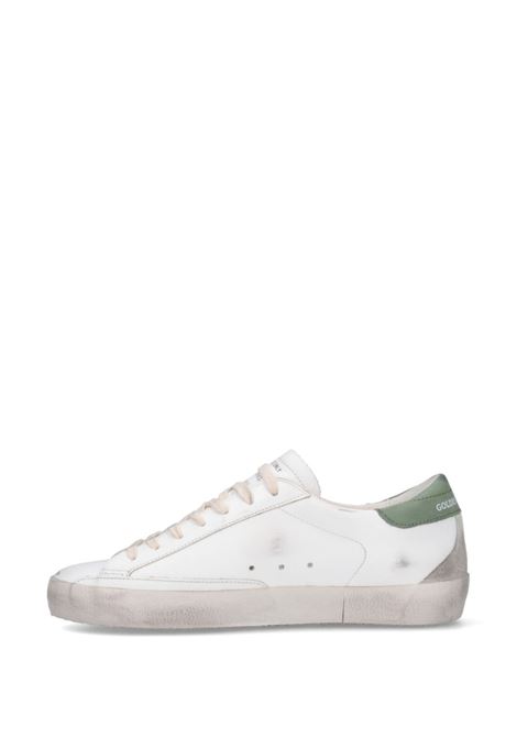 Sneakers Superstar in bianco e verde salvia Golden Goose - uomo GOLDEN GOOSE | GMF00102F00689911726